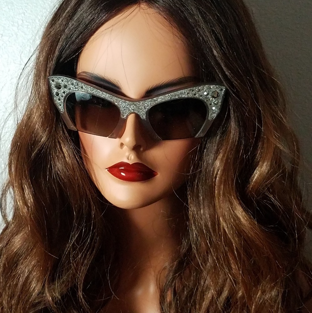 Miu Miu Rasoir Rock Cat Eye Sunglasses